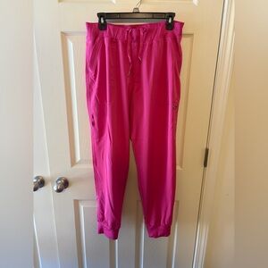 Ava Therese Pink Jogger Scrub Pants